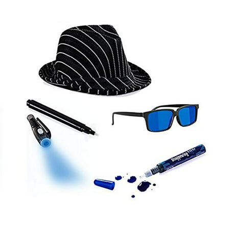Tigerdoe Detective Costume - Spy Gear for Kids - Dress Up - Spy Costume Accessories (4 Pc)