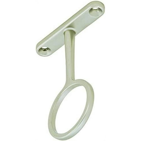 

Sturdy Steel Center Closet Rod Support Bracket for standard 1-5/16 Diameter Closet Rods (3 Matt Aluminum)