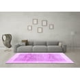 thumbnail image 3 of Ahgly Company Indoor Rectangle Solid Purple Modern Area Rugs, 8' x 12', 3 of 4