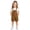 Coffee#9527, variant on Girl'S Short Bib Overalls Baggy Shortalls for Girl Graphic Adjustable Strap Suspenders Shorts With Pocket