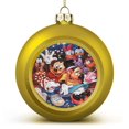 thumbnail image 1 of Bolas navideñas de Mickey Mouse y Minnie Mouse, decoración navideña, decoración para fiestas, adornos para árboles, 1 of 4