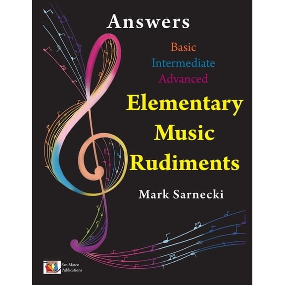 Elementary Music Rudiments Answers, (Paperback)