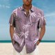 thumbnail image 2 of Men's Summer Short Slim Fit Fashion Breathable Men's Shirt M, 2 of 5