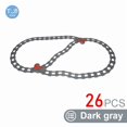 thumbnail image 1 of Big Size Building Block Train Tracks Traffic Straight Track Rail Bridge DuploLG Accessories Bricks Educate Toys For Children Gif SH-26PCS, 1 of 6