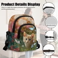 thumbnail image 6 of Xixirimido Cat Butterfly Floral Pattern Small Sling Bag for Women Crossbody Bags with Adjustable Strap Cell Phone Purse Fanny Pack Chest Bag for Travel Hiking, 6 of 7
