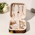 thumbnail image 6 of Thanksgiving Acorn Travel Portable Square Jewelry Box Earring Organizer Necklace Holder Bracelet Holder Display Case Decorative Box Jewelry, 6 of 6