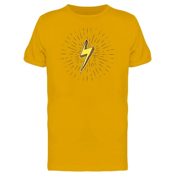 Small Lightning Bolt Cartoon Tee Men's -Image by Shutterstock