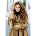thumbnail image 4 of Roaman's Women's Plus Size Hooded Faux Fur Coat, 4 of 6