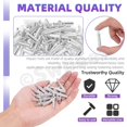 thumbnail image 3 of UTAH-50Pcs M6.4 x 30mm Hammer Drive Aluminium Rivets Brazier Head Drive Pin Rivets Assortment Kit, Knock Type Expansion Aluminum Rivets Hammer Drive Aluminium Rivets for Mechanical Devices, 3 of 4