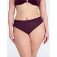 thumbnail image 2 of Joyspun Women's Ribbed Modal Thong Panties, 3-Pack, Sizes XS-3XL, 2 of 8