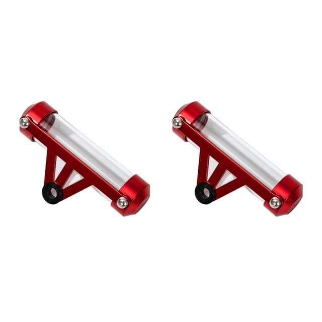 Ruiboury Easy To Install Motorcycle Tax Disc Holder Waterproof And Durable Waterproof And Not Easy To Rust red 2Set