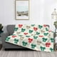 thumbnail image 2 of Fotbe Retro bows Manta de Franela con Estampado, Manta Ultrasuave para Cama, Sofá, Auto, Hipoalergénica y Antibolitas-40"x30", 2 of 6