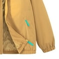 thumbnail image 3 of Dasayo Quilted Women Coats Barn Yellow Puffed Zip up Thicken Hooded Coats Jacket Women XL, 3 of 5