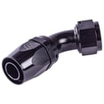 thumbnail image 2 of JEGS AN 45-Degree Max Flow Swivel Hose End [-16 AN Female to -16 AN Hose, Black], 2 of 6