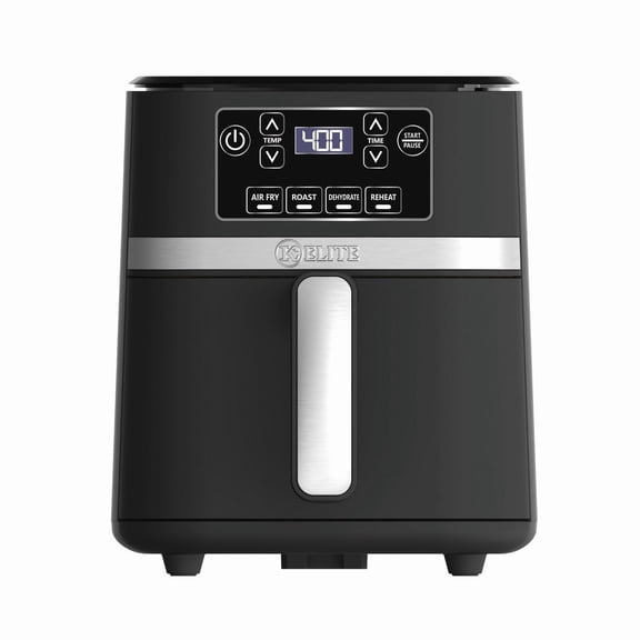 Kitchen Elite KE-AF300M 3 Qt Digital Air Fryer, Compact Oil-Less Air Fryer with Digital Touch Controls, Rapid Air Technology for Frying, Baking, Roasting & Reheating