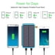 thumbnail image 3 of Cargador Solar Banco De Energía con 4 Paneles Solares, Cargador Solar Portátil De 20000 Mah Carga Rápida con Luz De Camping Linterna Sos, Brújula/Mosquetón, Sola, 3 of 5