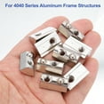 thumbnail image 4 of M5 Demi-Rond Rouleau en Ressort Écrous en T Série 4040 Acier au Carbone Fente en T Écrous à Ressort Argent, 50 Pcs, 4 of 7