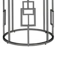 thumbnail image 4 of Picket House Furnishings Kendall Round End Table in Black/Chrome, 4 of 10