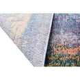 thumbnail image 4 of Bashian C186-BL-2.6X8-RO72A Bashian Charleston Collection Abstract Transitional Polypropylene Machine Made Area Rug, Blue - 2 ft. 6 in. x 8 ft., 4 of 6