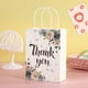 thumbnail image 1 of Zhuge 12 bolsas de regalo de papel kraft con asas, bolsas de flores de agradecimiento con papel de seda, bolsas de regalo de papel kraft (J), 1 of 5