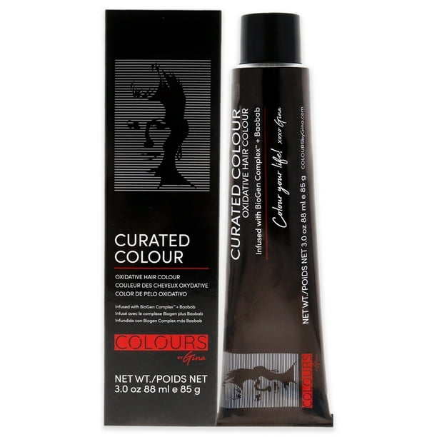 Coloración curada Colours By Gina rubio dorado 7,3-7 tinte para el cabello 3 oz unisex