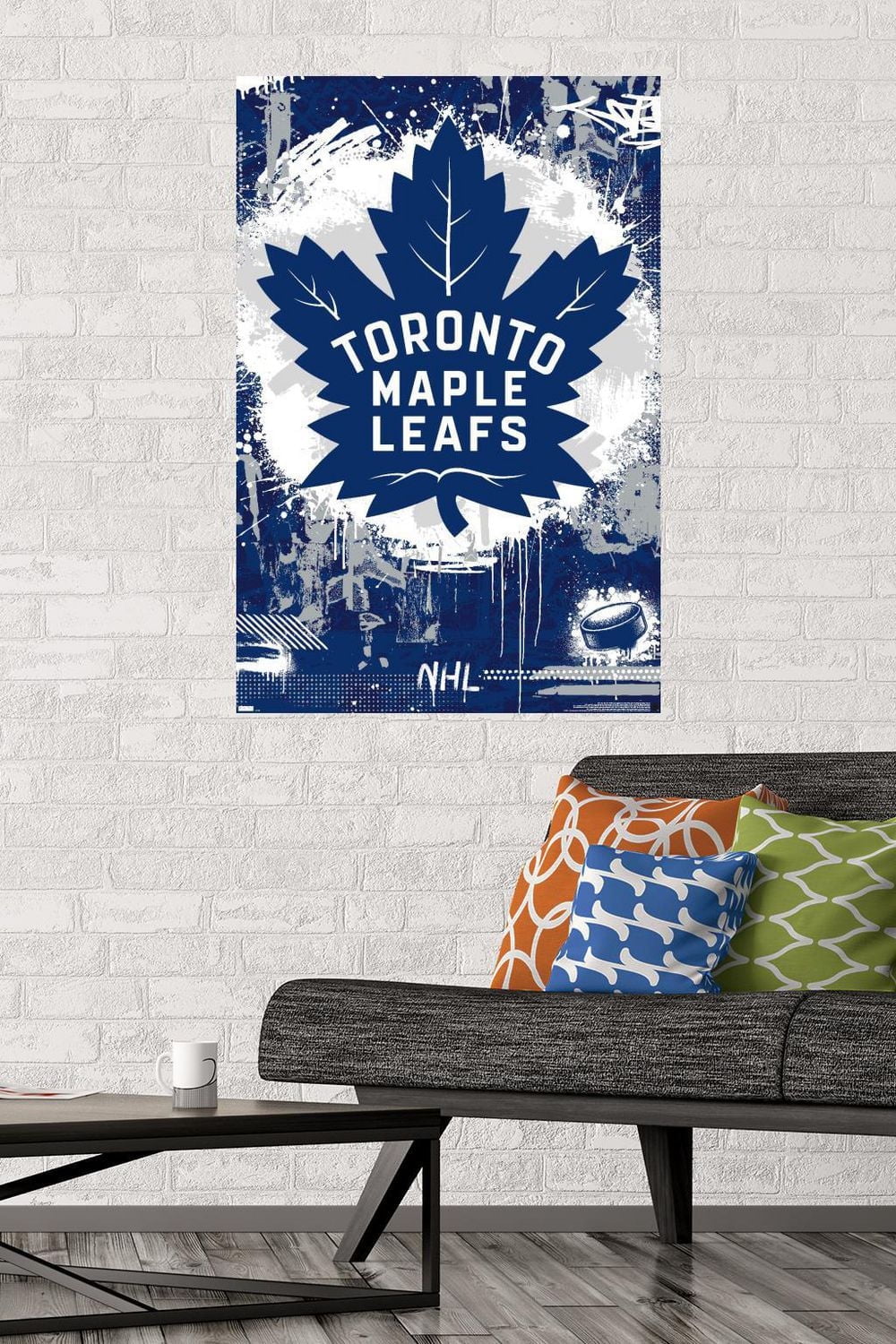 NHL Toronto Maple Leafs - Maximalist Logo 23 Wall Poster