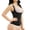 Black, variant on Eleady Waist Trainer Corset Vest Waist Cincher Tank Top Waist Trainer Corset Zipper Vest(Black Large)