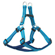 Terrain D.O.G. Reflective Neoprene Lined Harness, Blue, Large, 20-33 inch Girth Size