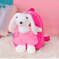 thumbnail image 5 of Cute Bunny Backpack with Bow Accent Lightweight Padded Straps Elementary School Bookbag, 5 of 5
