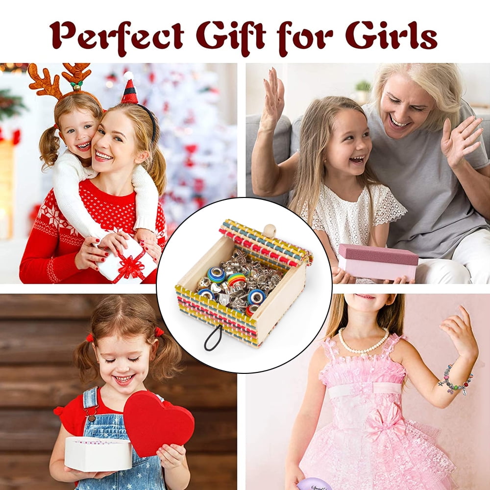 AUNOOL 9 Year Old Girl Gifts for Birthday Little Girls Kids Toddler  Daughter Granddaughter Girls Birthday Gifts Age 9 Happy 9th Birthday Kids  Jewelry 