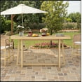 thumbnail image 4 of 59.84'' Console Table, Stylish Rectangular Entryway Table, Outdoor Console Table for Patio, Sturdy Construction Hall Table, Sofa Table for Hallway, Living Room, Bed Room and Patio, 4 of 8