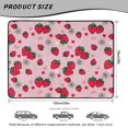 thumbnail image 7 of HUISEFOR Pink Strawberry Car Trunk Mat for Women, 29" x 39" All Weather Trunk Protection Cargo Liner Non-Slip Easy To Clean Universal Fit for Most Cars, 7 of 7