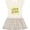 Natural with Stripes, variant on Inktastic I Love My Nonni Sun and Rainbow Letters Girls Toddler Dress