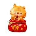 thumbnail image 5 of Auspicious Dragon Statue Dragon Figurine Collection Spring Festival Table Sculpture Tabletop Ornament for Entrance Cabinet A, 5 of 8