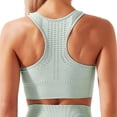 thumbnail image 4 of QRIC Women Racerback Sports Bras High Impact Wireless Workout Gym Activewear Bra Hollow Out Style Crop Tops, 4 of 6