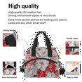 thumbnail image 4 of Herdesigns Flower Lunch Bag for Men Women Adults Floral Insulated Lunch Box Leakproof Cooler Tote Bag Organizer with Adjustable Shoulder Strap, 4 of 6