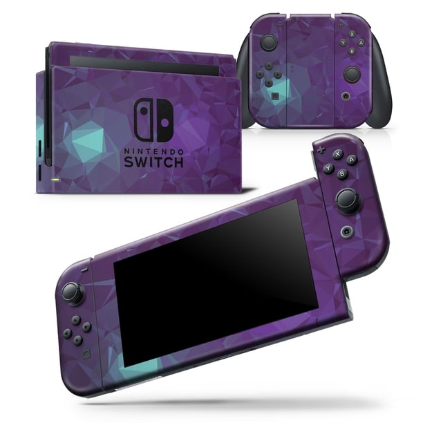 Purple Geometric V11 Skin Wrap Decal Compatible With The Nintendo Switch Wii 06 Walmart Com Walmart Com