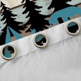 thumbnail image 4 of Castle Fairy Vintage Camping Scene Curtains Pack of 2 (42x84 Each) for Adults, Capybara RV Art Curtains Blackout for Nursery, Teal Brown, 4 of 6