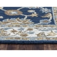thumbnail image 4 of Alora Decor Crypt 10' x 14' Border Blue/Ivory Hand-Tufted Area Rug, 4 of 4