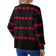thumbnail image 4 of HongQid Womens Pullover Sweaters Long Sleeve Crewneck Casual Loose Knit Jumper Tops, 4 of 5
