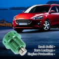 thumbnail image 3 of Unique Bargains M16x1.5 4MM Magnetic Oil Drain Plug Titanium Alloy Sump Drain Nut Bolt With 1 Copper Washer Green 1 Pc, 3 of 7