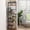 Brown, variant on 5 Tier Coffee Bar Station, Kitchen Stand with 4 S-Shaped Hooks, Farmhouse Corner Coffee Bar Cabinet for Small Spaces, Bakers Rack for Kitchen, Entryway, Living Room, 13.43"D x 18.93"W x 53.31"H