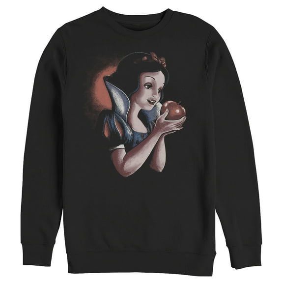 Men's Snow White and the Seven Dwarfs Eating Apple Portrait Sweatshirt