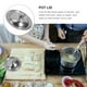 thumbnail image 5 of Tapas de olla universales para cocinar tapa de olla redonda de acero inoxidable cubierta de sartén de repuesto con asa tapa de sartén para utensilios de cocina 20 cm, 5 of 5