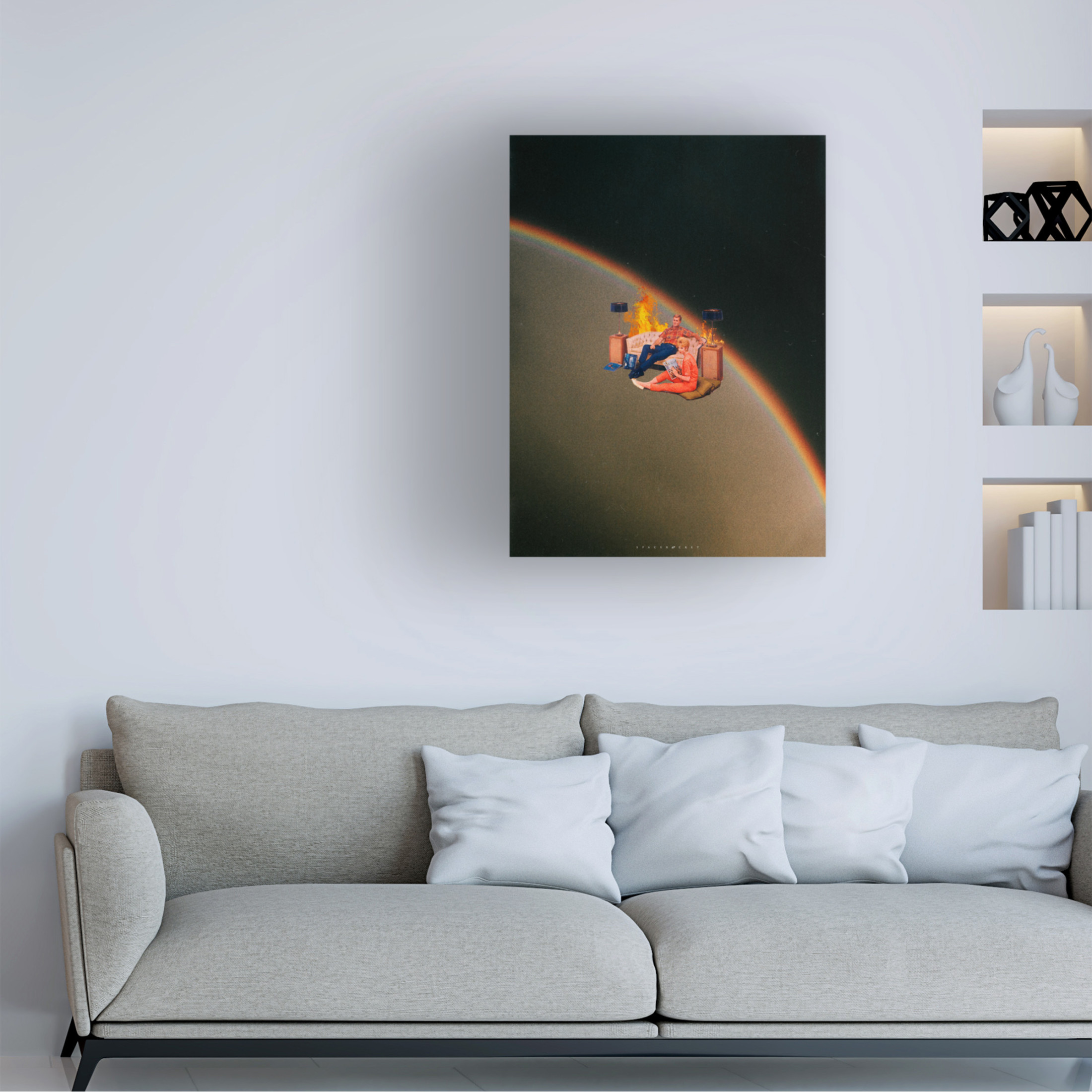 Trademark Fine Art spacerocket art 663 Canvas Wall Art