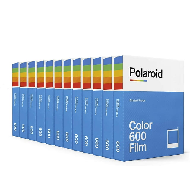 Película Polaroid Originals Color para 600, paquete de 12, 96 fotos