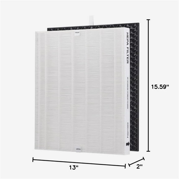 Airmega -1512HHS Air Purifier Replacement Filter Set, True HEPA and Active Carbon Filter, -1512HHS-FP