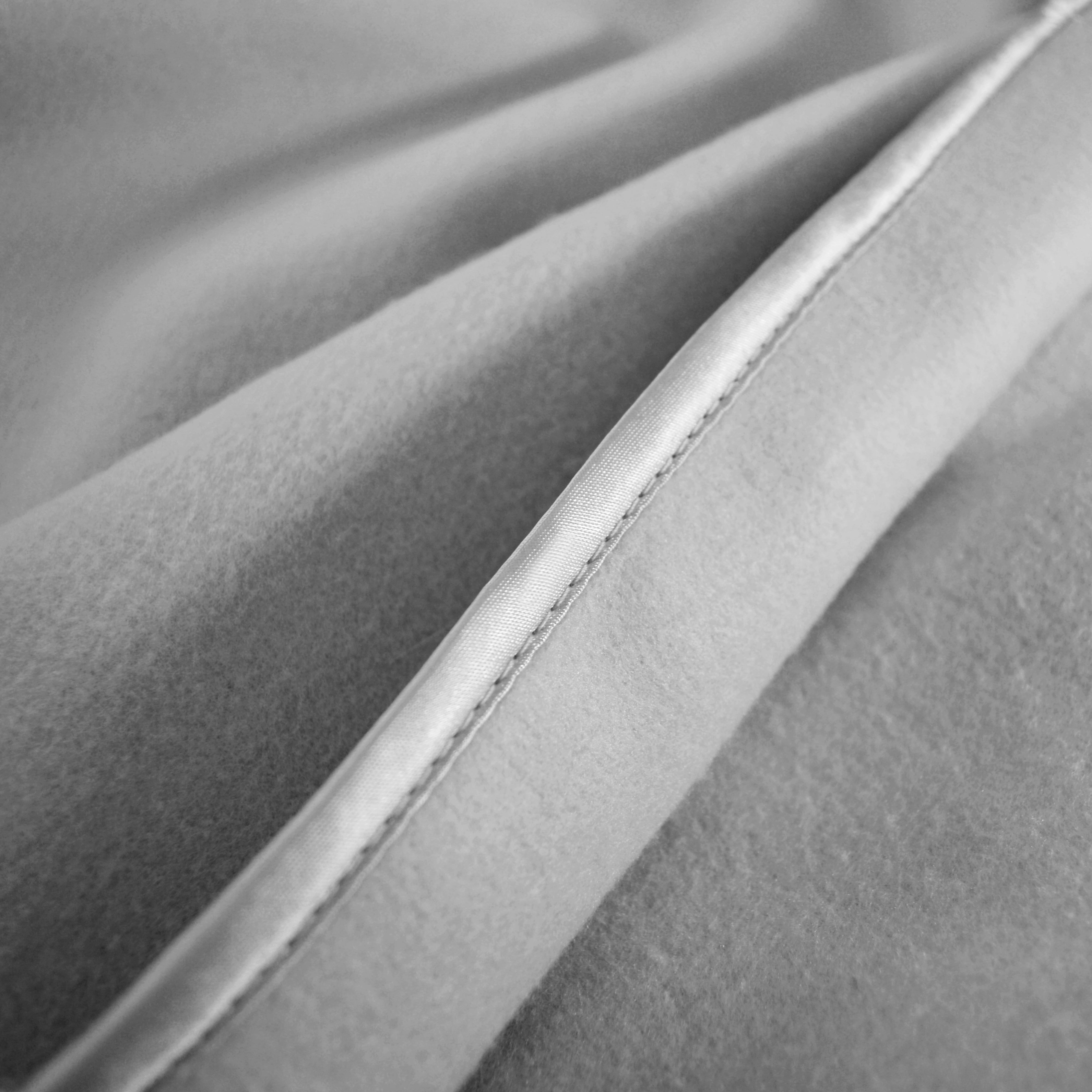 American Baby Company Fleece Blanket with Silk-Like Satin Trim, Soft, Warm & Cozy, Gray, 30" x 30" for Boys and Girls, Perfect for Baby Carrier, Stroller, Travel and Gifting