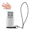 thumbnail image 4 of Adaptador hembra USB3.0 NikouMX Tipo C3.1 Plata, 4 of 8