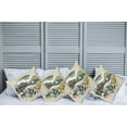 thumbnail image 2 of Ambesonne Nautical Throw Pillow Cover 4 Pack, Modern Boho Botanical Sea, 20", Sage Green, 2 of 7